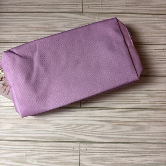 Hello Spring XOXO Zipper Pink and Purple  Makeup beauty Accessory Pouch - Picture 6 of 7